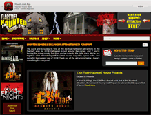 Tablet Screenshot of flagstaffhauntedhouses.com